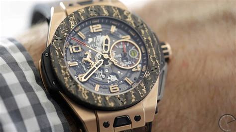 hublot ferrari king gold carbon replica|Hublot king gold carbon.